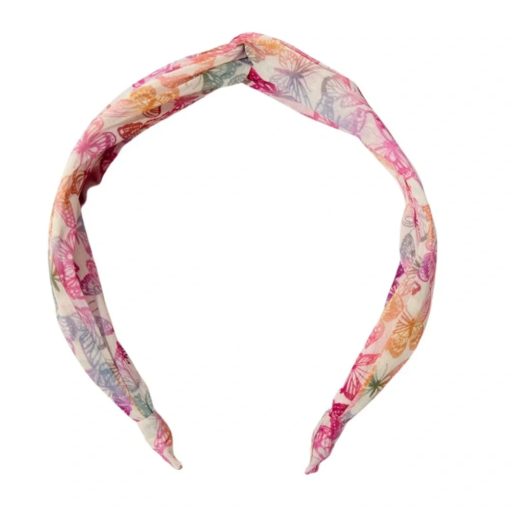 Purple Butterfly Twisted Headband - Picture 2 of 2